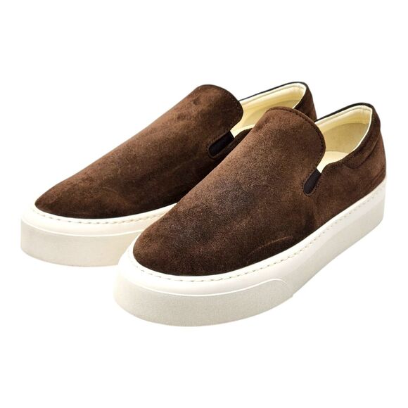 The Row Marie H Suede Slip-On Sneakers in Brown - EU 36.5 / US 6.5 - $810 - Picture 2 of 6